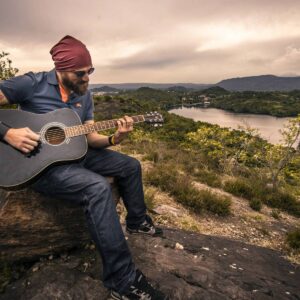 Demo - Black plaid shirt